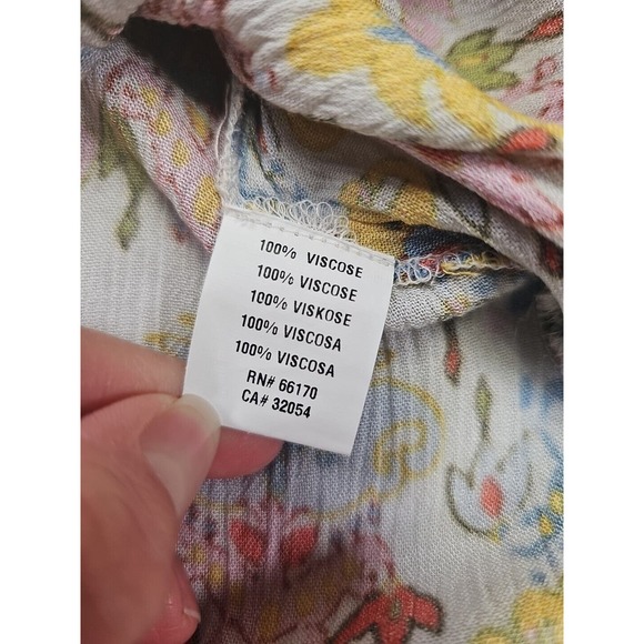 Blank London Shirt Womens XS Petite Tunic Dress Floral Boho - Picture 7 of 8